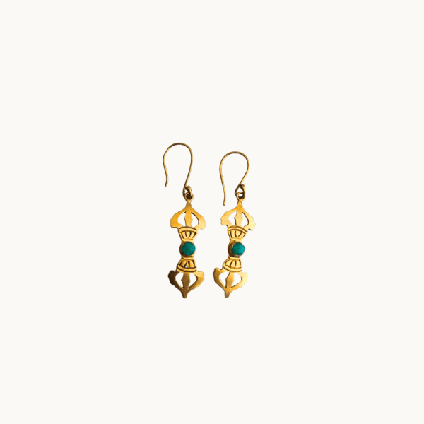 Vajra Earrings – Turquoise