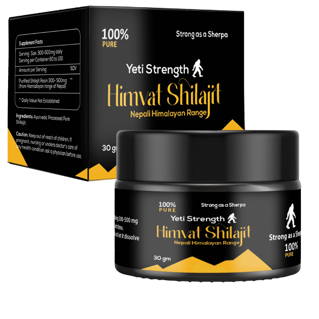 Himvat Shilajit Yeti Strength-| Himalayan Shilajit | Sherpa Shilajit - 30gram