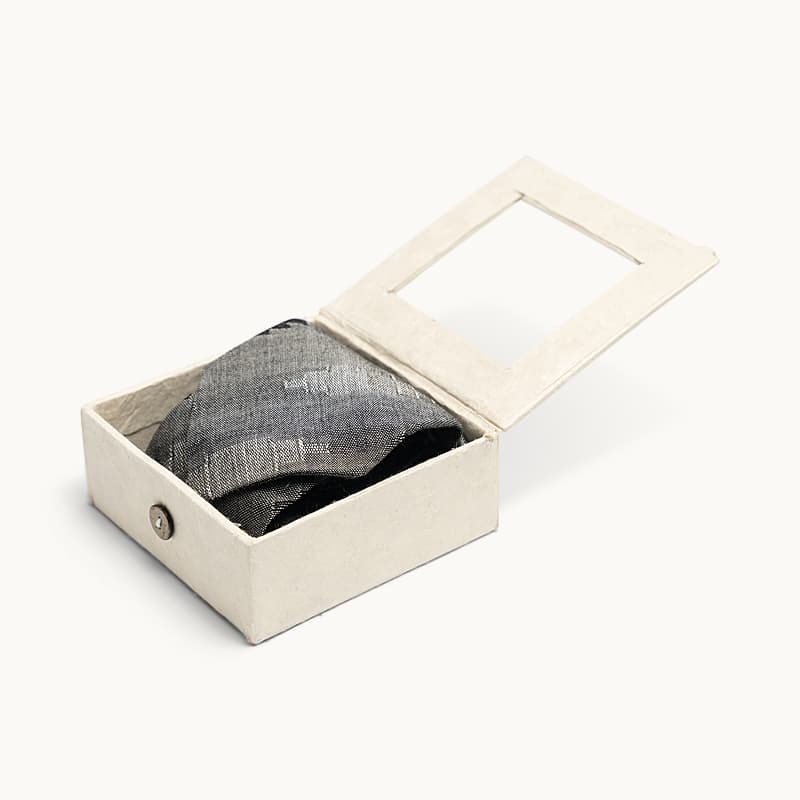 Dhaka Tie (Grey & Silver)