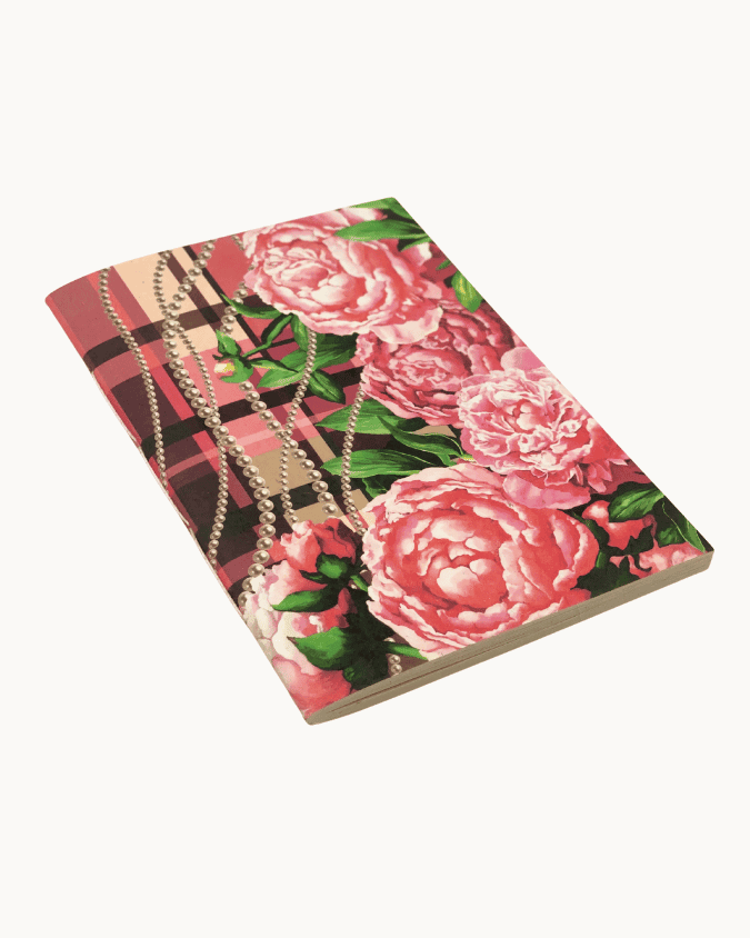 Peonies & Pearls Notebook
